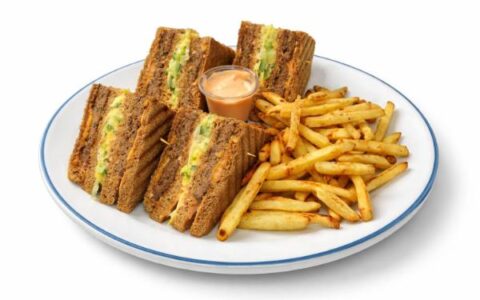 Beef Club Sandwich