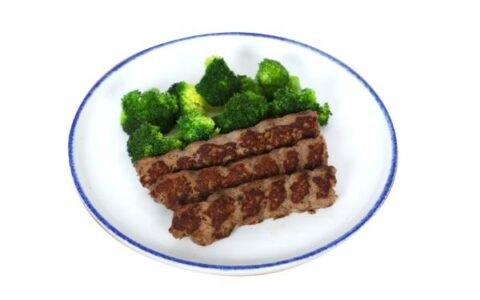 Beef Kabab with Broccoli