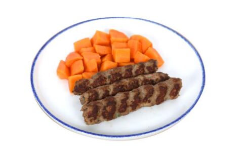 Beef Kabab with Sweet Potato