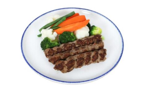 Beef Kabab with Vegetable