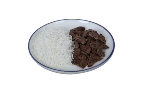 Beef Steak with White Rice