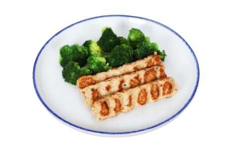 Chicken Kabab with Broccoli