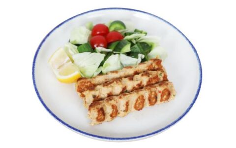 Chicken Kabab with Salad