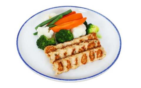 Chicken Kabab with Vegetable