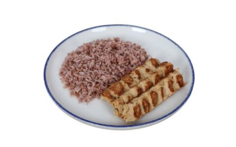 Chicken Kabab with Brown Rice