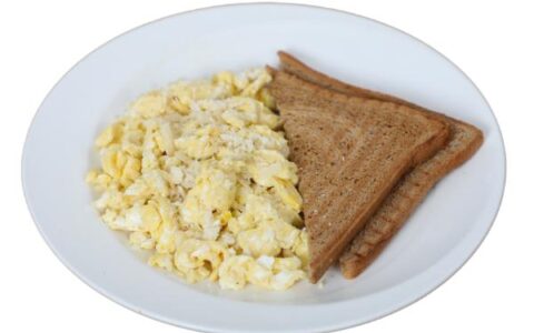 Egg with Low Fat Cheese Shrimp