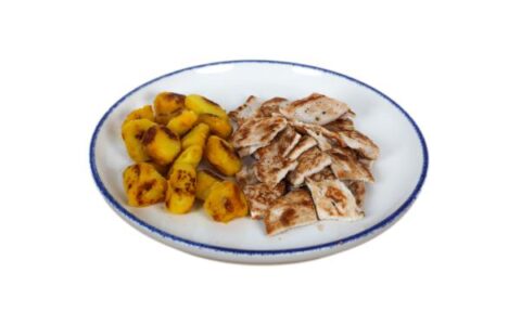 Grilled Brest Chicken With Grilled Potato