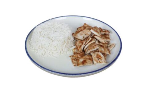 Grilled Chicken Breast with White Rice