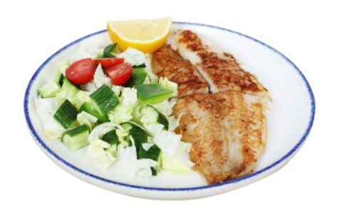 Grilled Hamour with Salad