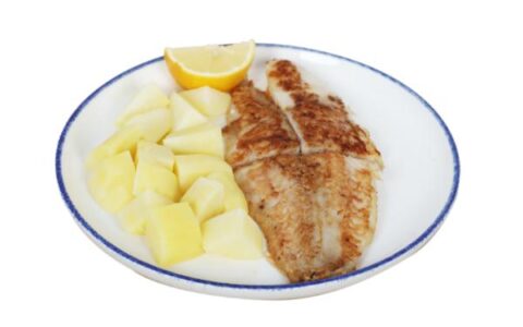 Grilled Hamour with Steam Potato