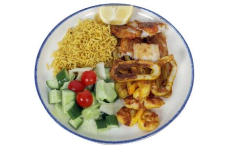 Grilled Mix Seafood Combo
