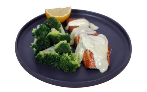 Salmon with Creamy Sauce