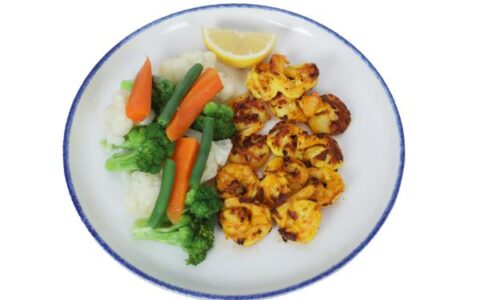 Grilled Shrimp with Vegetable