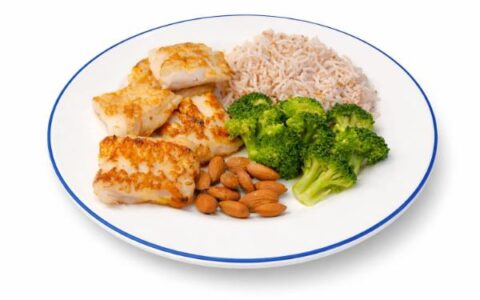 Humour Tikka Almond Broccoli Brown Rice Combo