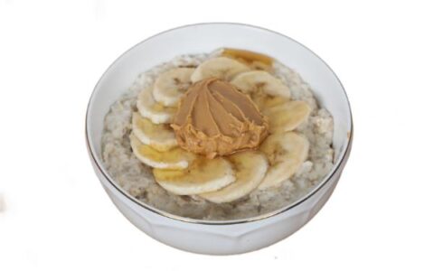 Oats Meal with Peanut Butter Banana