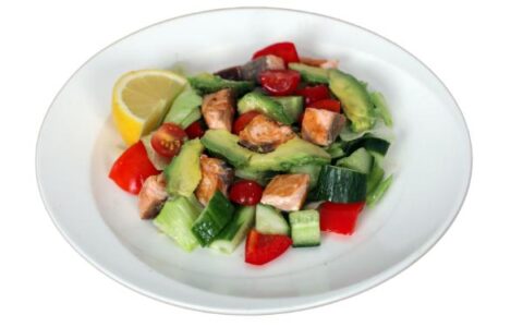Salmon Avocado Salad