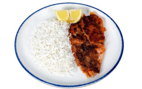 Tandoori Hamour with Rice