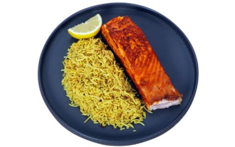 Tandoori Salmon Biryani Rice