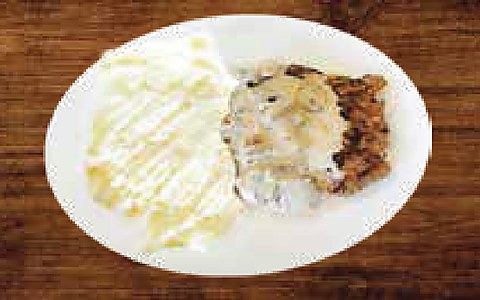 Beef Cutlet with Mash Potato