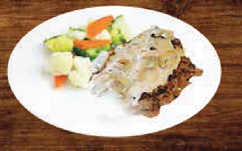 Beef Cutlet with Vegetable