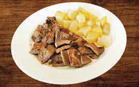 Beef Steak with Sweet Potato