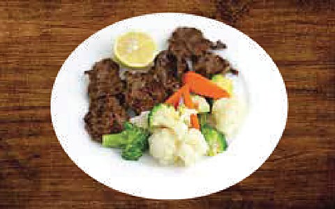 Beef Steak with Vegetable