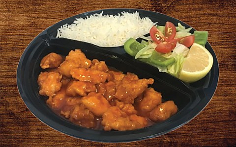 Buffalo Chicken Combo Rice Salad