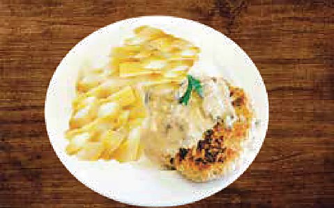 Chicken Cutlet with Sweet Potato