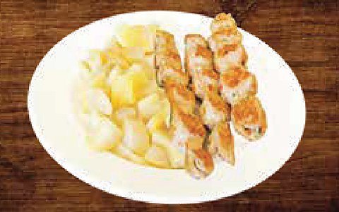 Chicken Kabab with Sweet Potato