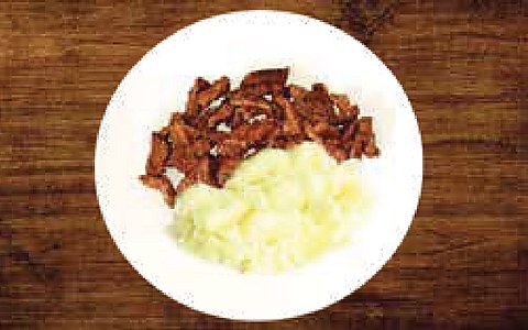 Grilled Beef with Mash Potato