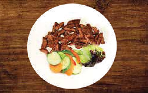 Grilled Beef with Salad