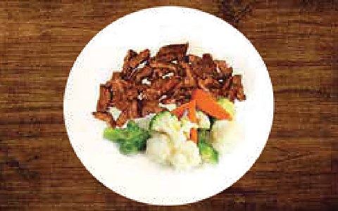Grilled Beef with Vegetable