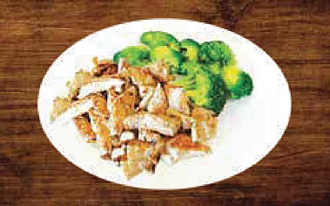 Grilled Breast Chicken with Broccoli