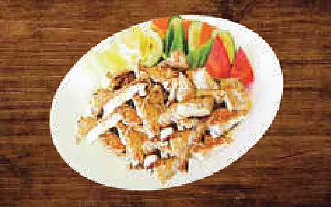 Grilled Breast Chicken with Salad