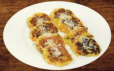 Grilled Potato with Cheese