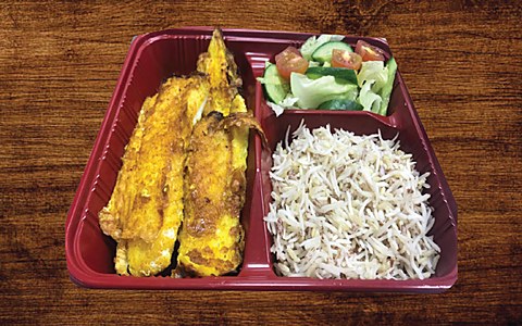 Hamour / Brown Rice / Salad Combo