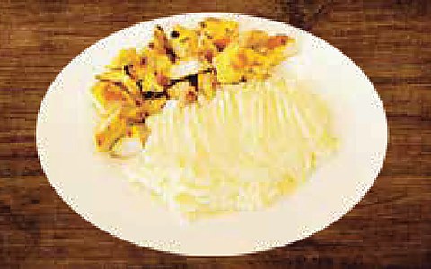 Mustard Breast Chicken with Mash Potato