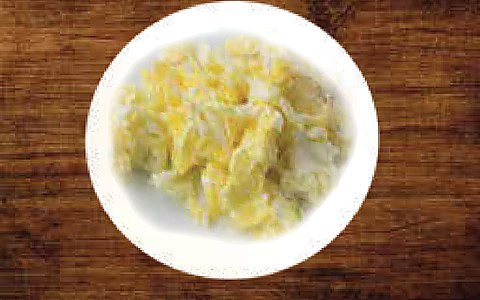 Scramble Egg with Low Fat Cheese