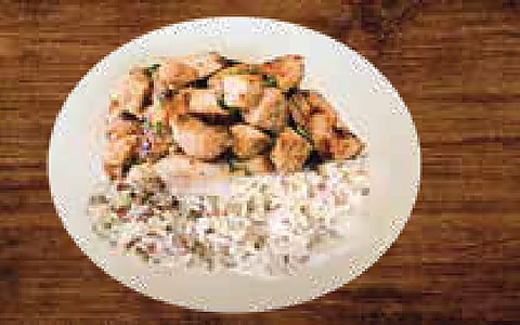 Shees Tawok with Brown Rice