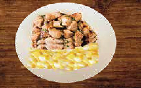 Shees Tawok with Sweet Potato