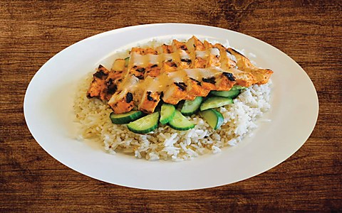 Tandoori Chicken with Garlic Rice